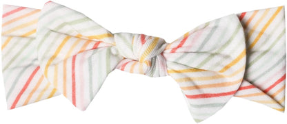 Copper Pearl Knit Headband Bow - Rainee - X002BFJR07