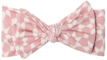 Copper Pearl Knit Headband Bow - Star - X002QSITAX