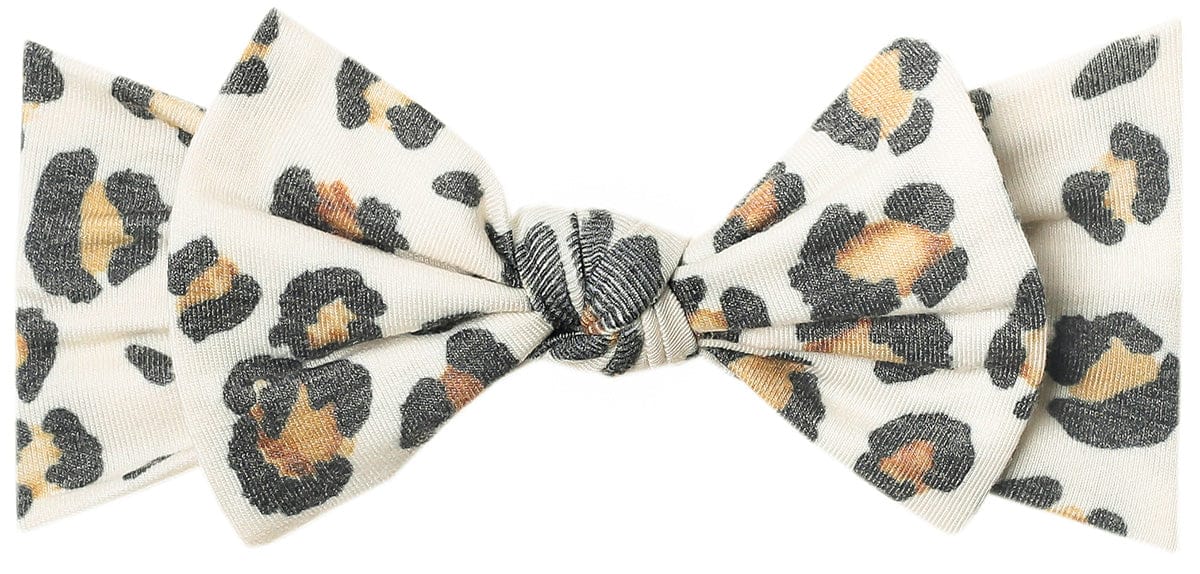 Copper Pearl Knit Headband Bow - Zara - X002K5IIKN