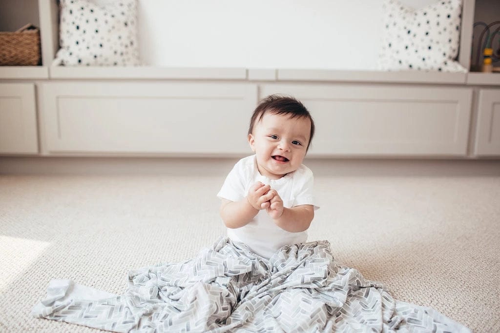 Copper Pearl Knit Swaddle Blanket - Alta - X001U86PW9