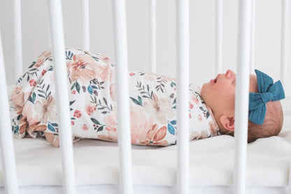 Copper Pearl Knit Swaddle Blanket - Autumn - X00239ZNXV