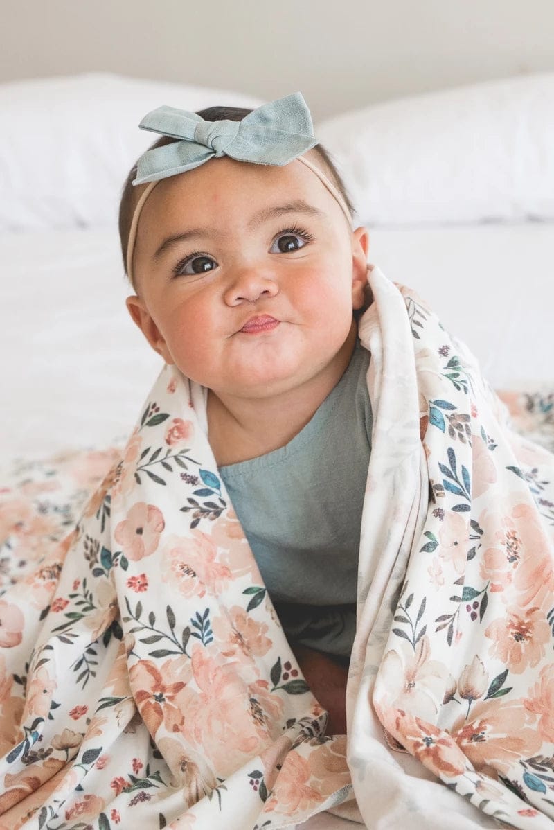 Copper Pearl Knit Swaddle Blanket - Autumn - X00239ZNXV