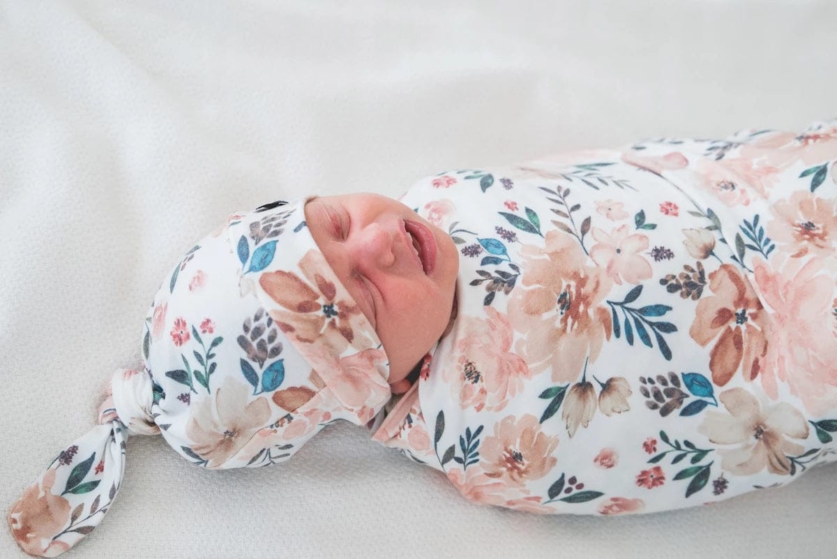 Copper Pearl Knit Swaddle Blanket - Autumn - X00239ZNXV