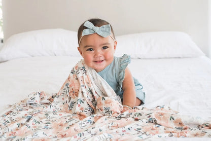 Copper Pearl Knit Swaddle Blanket - Autumn - X00239ZNXV