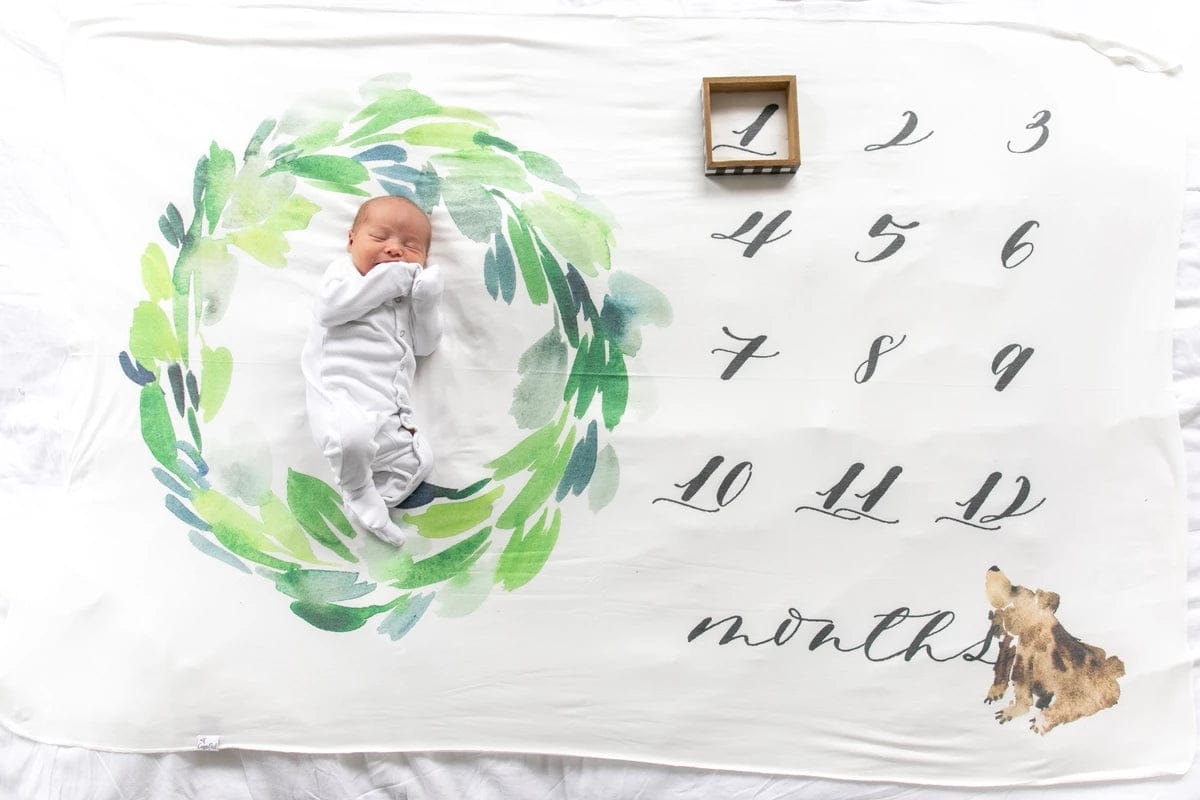 Copper Pearl Knit Swaddle Blanket - Bear - X0022WFKL9