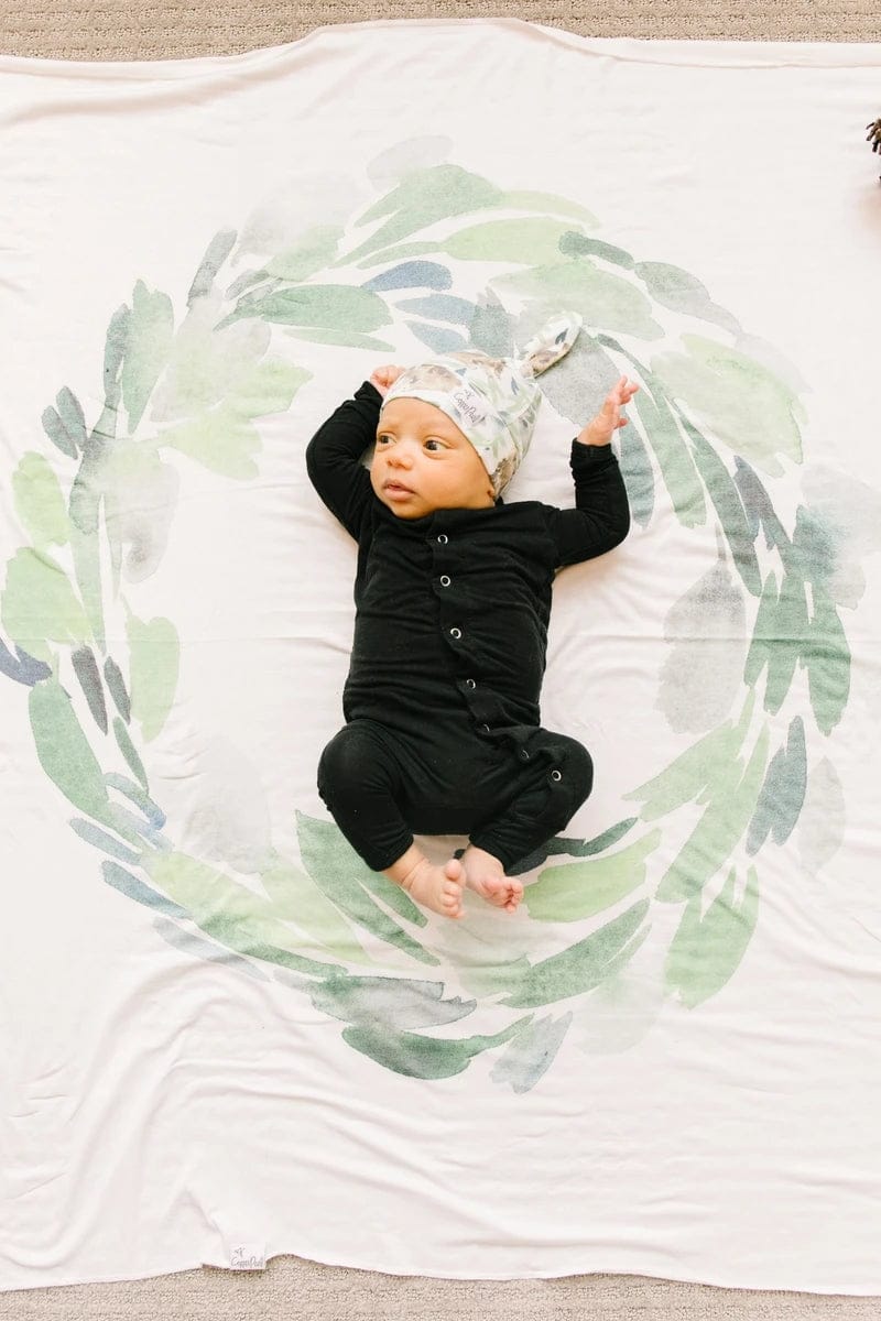 Copper Pearl Knit Swaddle Blanket - Bear - X0022WFKL9