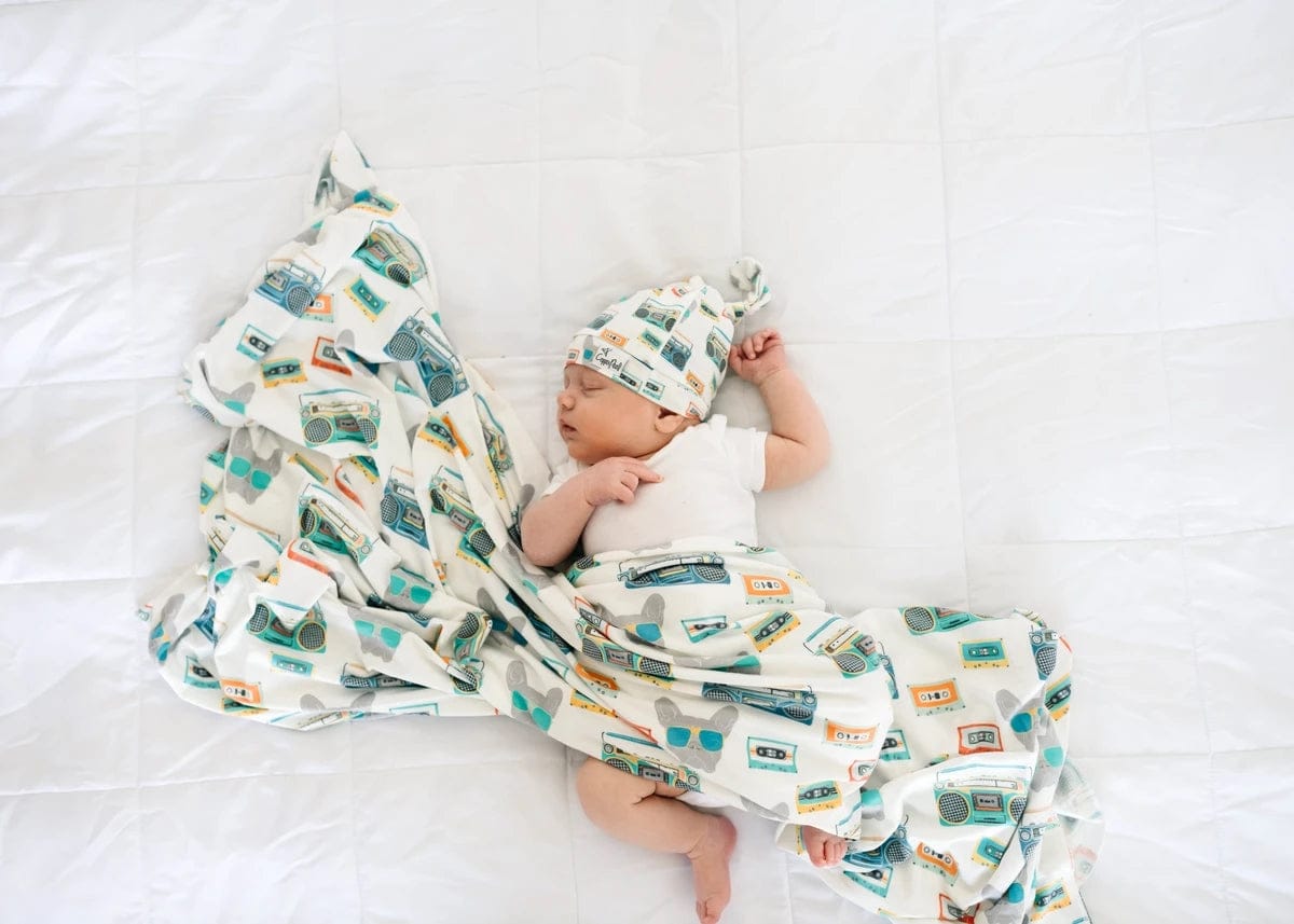 Copper Pearl Knit Swaddle Blanket - Bruno - X002DQ6SBZ