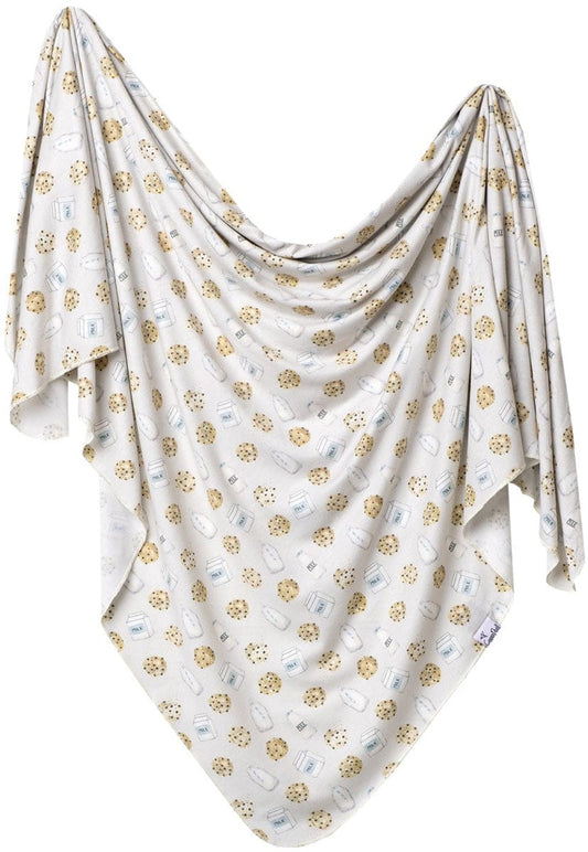 Copper Pearl Knit Swaddle Blanket - Chip - X001RIKK2N