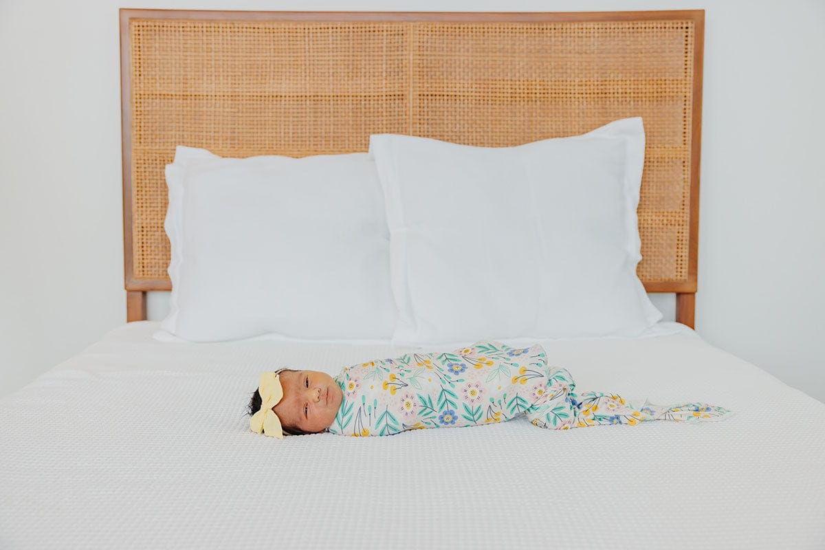 Copper Pearl Knit Swaddle Blanket - Clara - X003H67BWZ