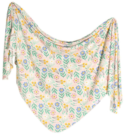 Copper Pearl Knit Swaddle Blanket - Clara - X003H67BWZ