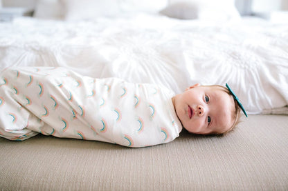 Copper Pearl Knit Swaddle Blanket - Daydream - X001L5DPT7