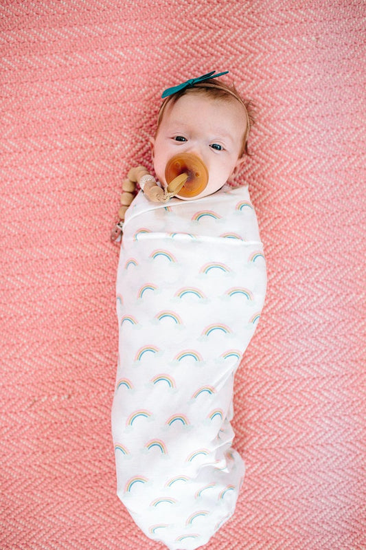 Copper Pearl Knit Swaddle Blanket - Daydream - X001L5DPT7