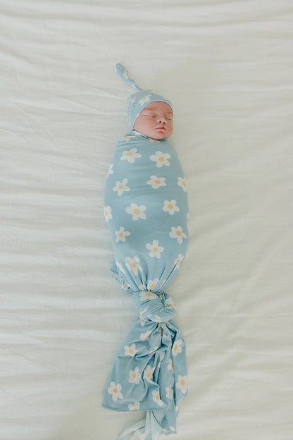 Copper Pearl Knit Swaddle Blanket - Della - X003ZZIKCD