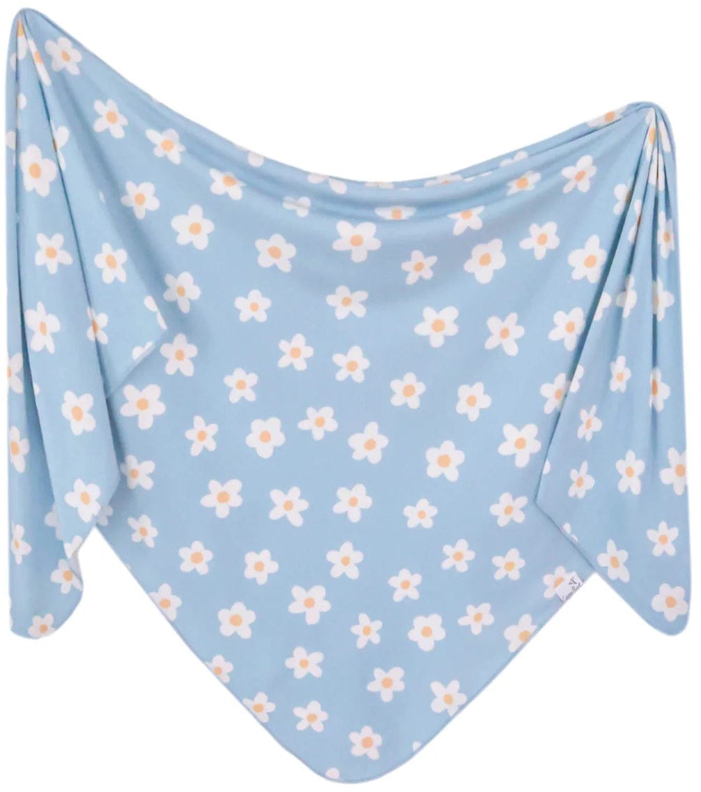 Copper Pearl Knit Swaddle Blanket - Della - X003ZZIKCD