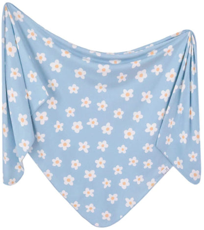 Copper Pearl Knit Swaddle Blanket - Della - X003ZZIKCD