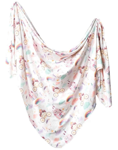 Copper Pearl Knit Swaddle Blanket - Enchanted