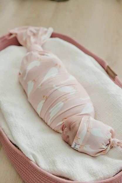 Copper Pearl Knit Swaddle Blanket - Goosie - X003ZZIKKF