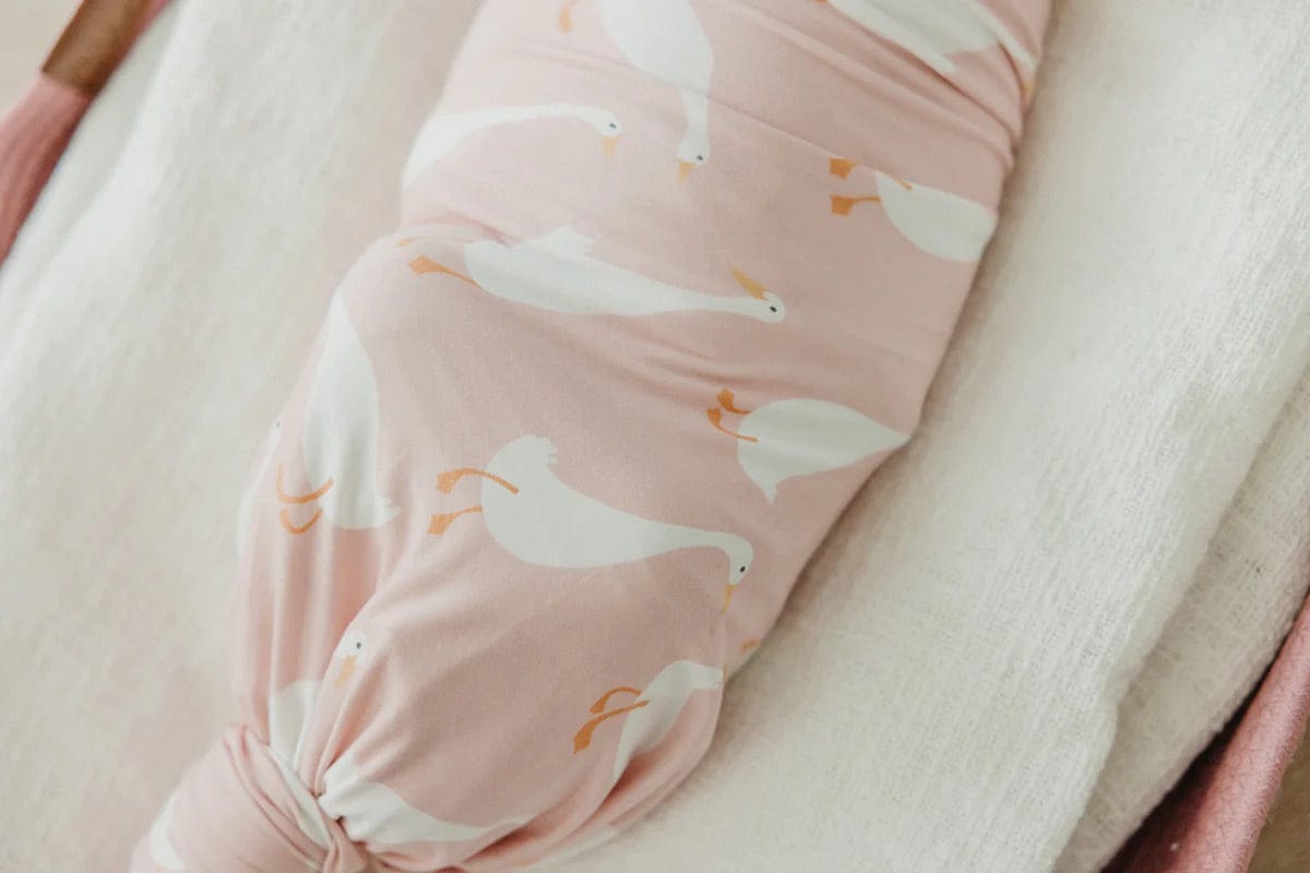 Copper Pearl Knit Swaddle Blanket - Goosie - X003ZZIKKF