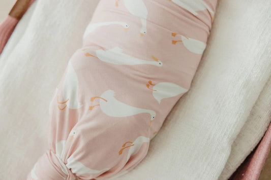 Copper Pearl Knit Swaddle Blanket - Goosie - X003ZZIKKF