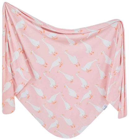 Copper Pearl Knit Swaddle Blanket - Goosie - X003ZZIKKF