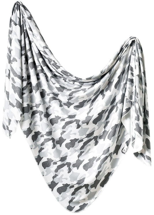 Copper Pearl Knit Swaddle Blanket - Gunnar