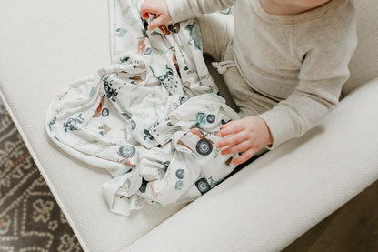 Copper Pearl Knit Swaddle Blanket - Jo - X002KUQIFZ