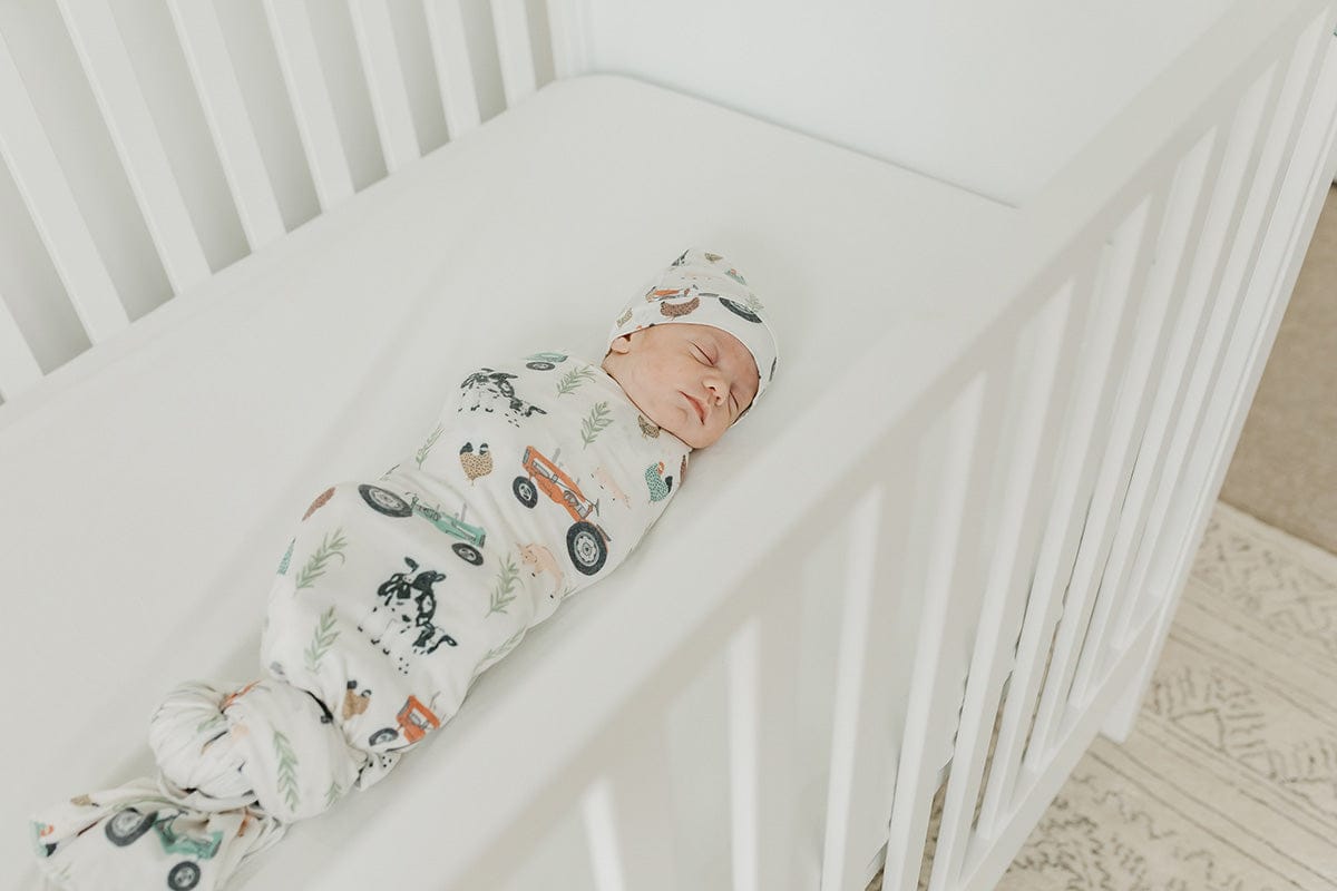 Copper Pearl Knit Swaddle Blanket - Jo - X002KUQIFZ