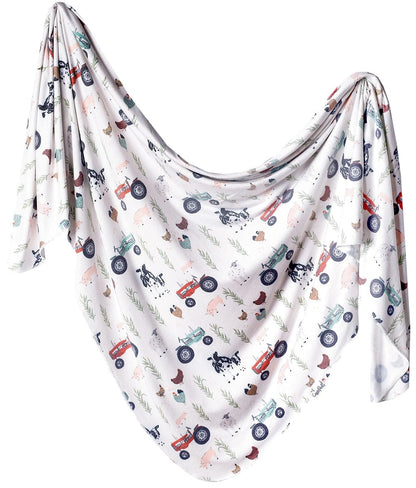 Copper Pearl Knit Swaddle Blanket - Jo - X002KUQIFZ