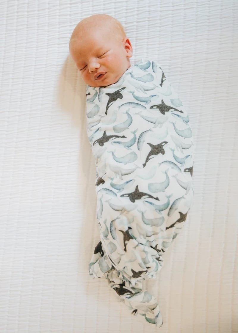 Copper Pearl Knit Swaddle Blanket - Kai - X0022WFKKF