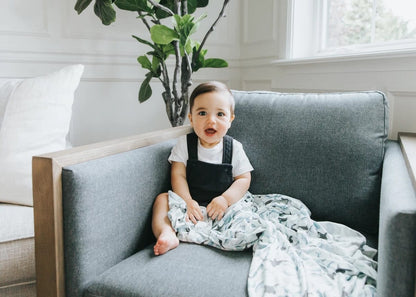 Copper Pearl Knit Swaddle Blanket - Kai - X0022WFKKF