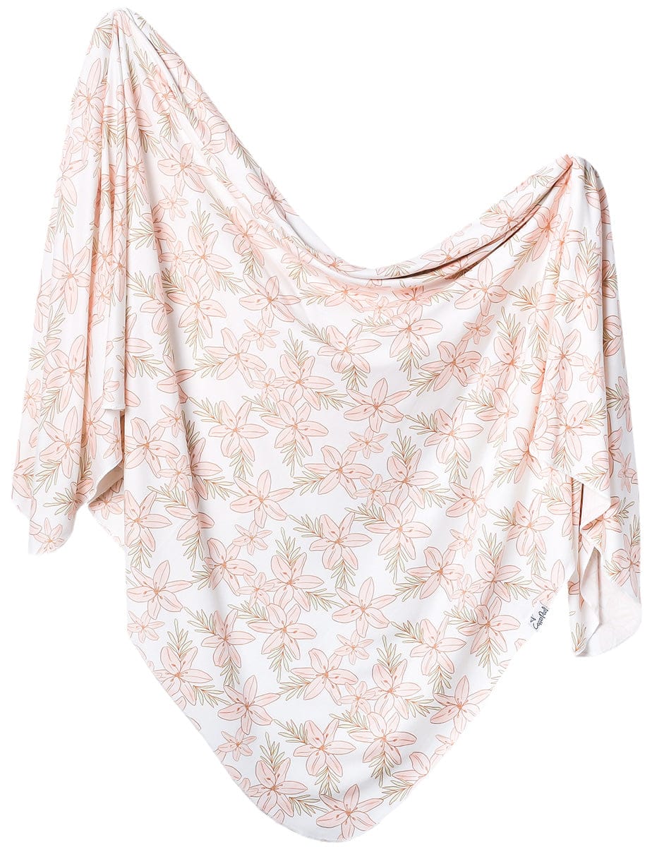 Copper Pearl Knit Swaddle Blanket - Kiana - X002S96HRH