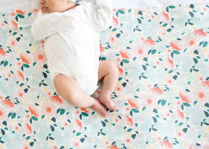 Copper Pearl Knit Swaddle Blanket - Leilani - X002BFIMA3