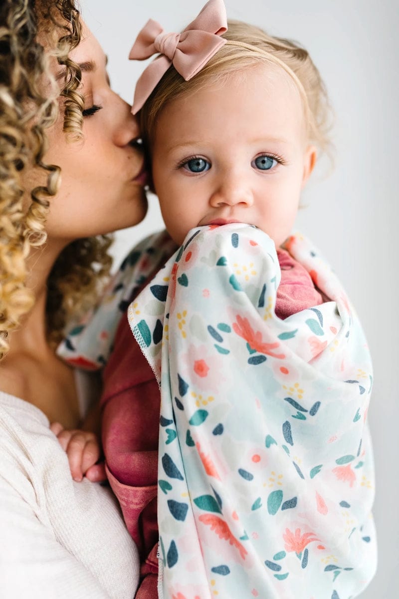 Copper Pearl Knit Swaddle Blanket - Leilani - X002BFIMA3