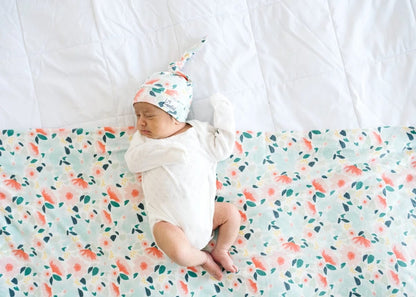 Copper Pearl Knit Swaddle Blanket - Leilani - X002BFIMA3