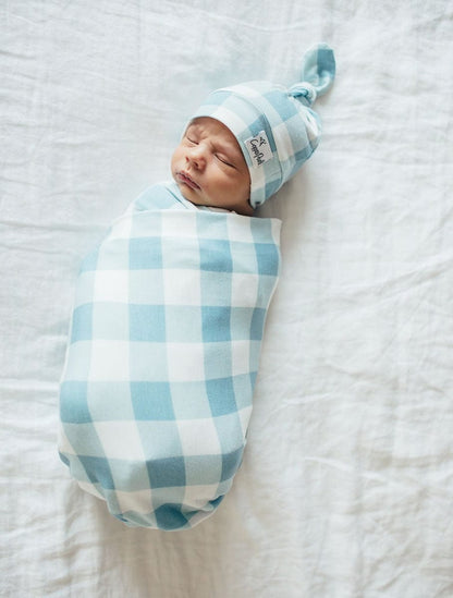 Copper Pearl Knit Swaddle Blanket - Lincoln - X001TRNJDJ