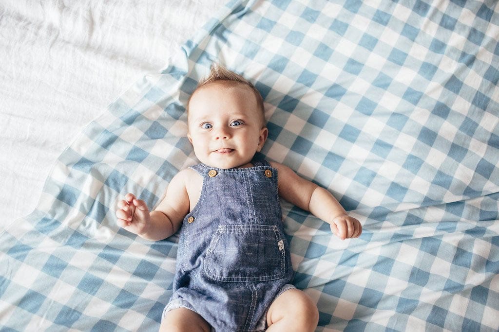 Copper Pearl Knit Swaddle Blanket - Lincoln - X001TRNJDJ