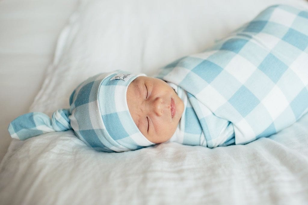 Copper Pearl Knit Swaddle Blanket - Lincoln - X001TRNJDJ