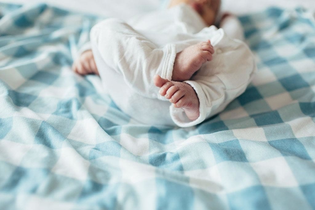 Copper Pearl Knit Swaddle Blanket - Lincoln - X001TRNJDJ