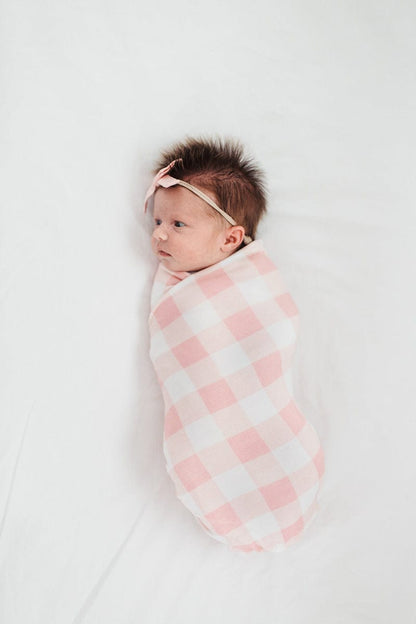 Copper Pearl Knit Swaddle Blanket - London Single - X001OLTHZT