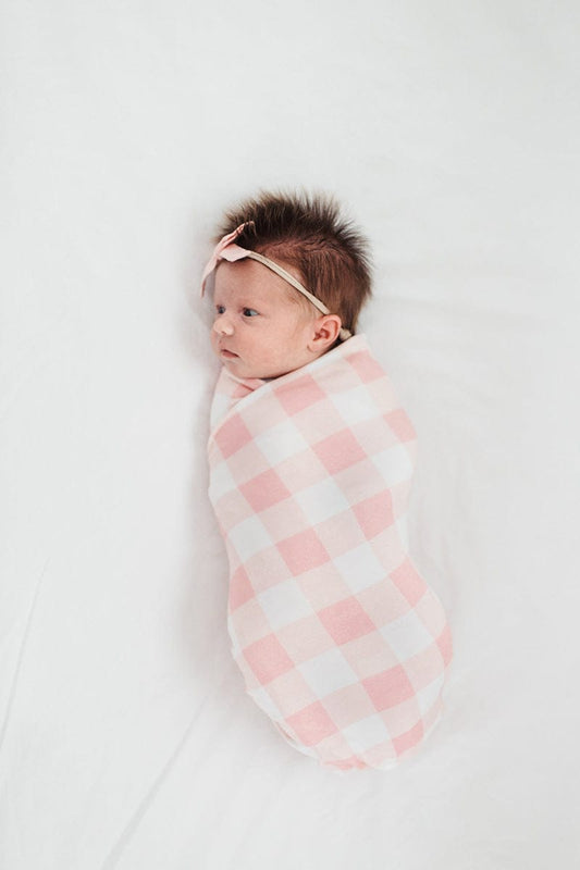 Copper Pearl Knit Swaddle Blanket - London Single - X001OLTHZT