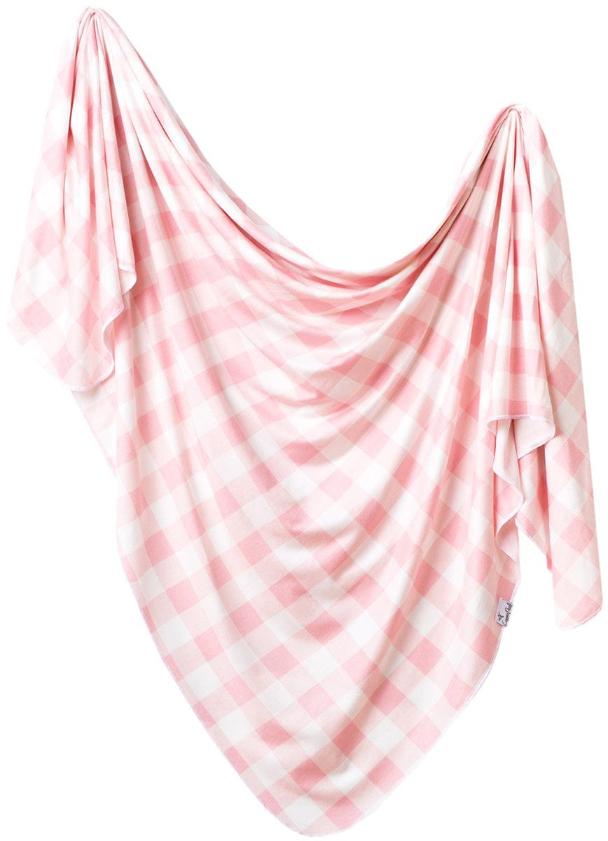 Copper Pearl Knit Swaddle Blanket - London Single - X001OLTHZT