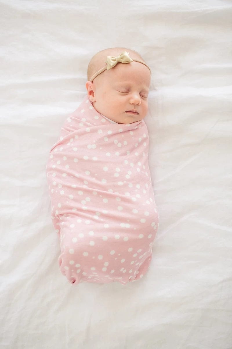Copper Pearl Knit Swaddle Blanket - Lucy - X001RIKK2D