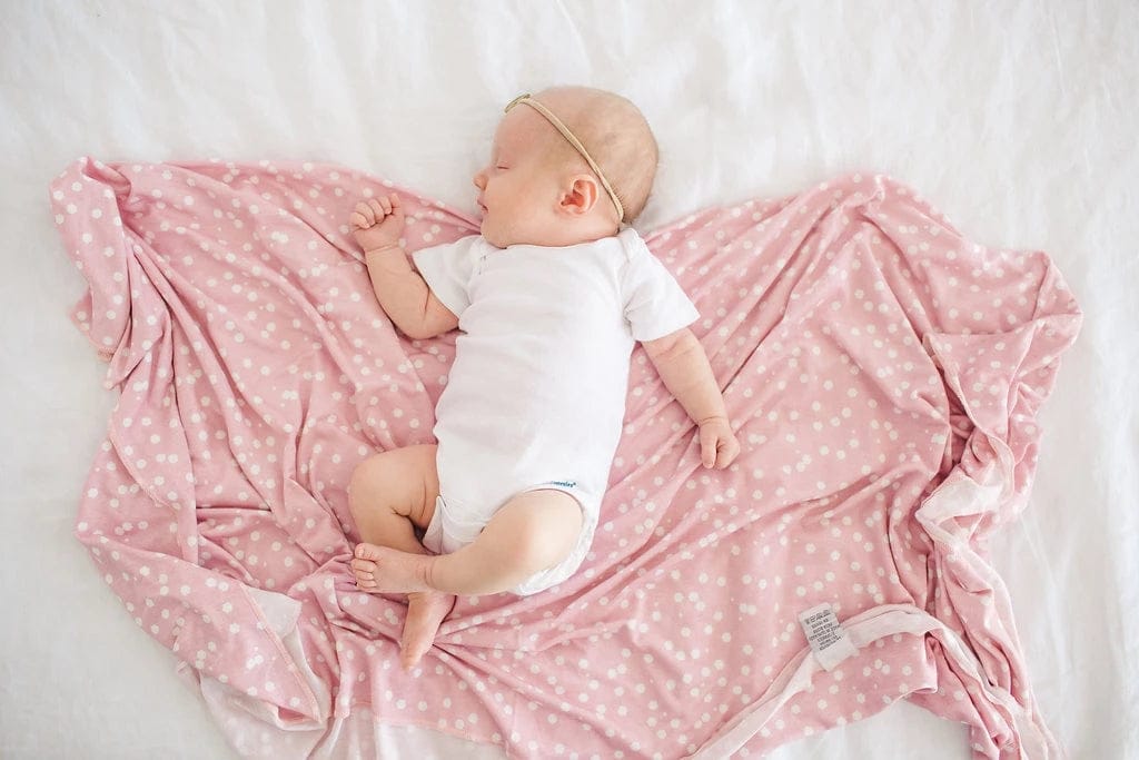 Copper Pearl Knit Swaddle Blanket - Lucy - X001RIKK2D