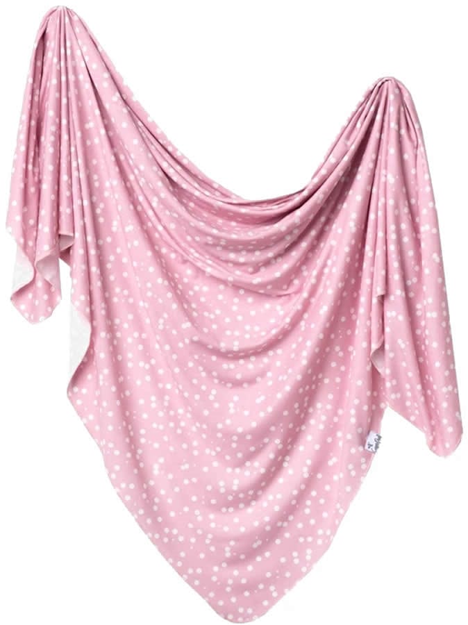 Copper Pearl Knit Swaddle Blanket - Lucy - X001RIKK2D
