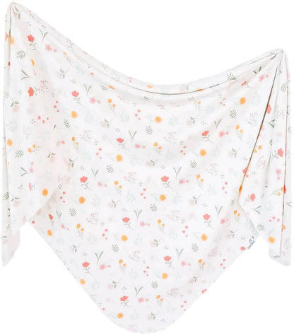 Copper Pearl Knit Swaddle Blanket - Mabel - X003ZZ2AO7