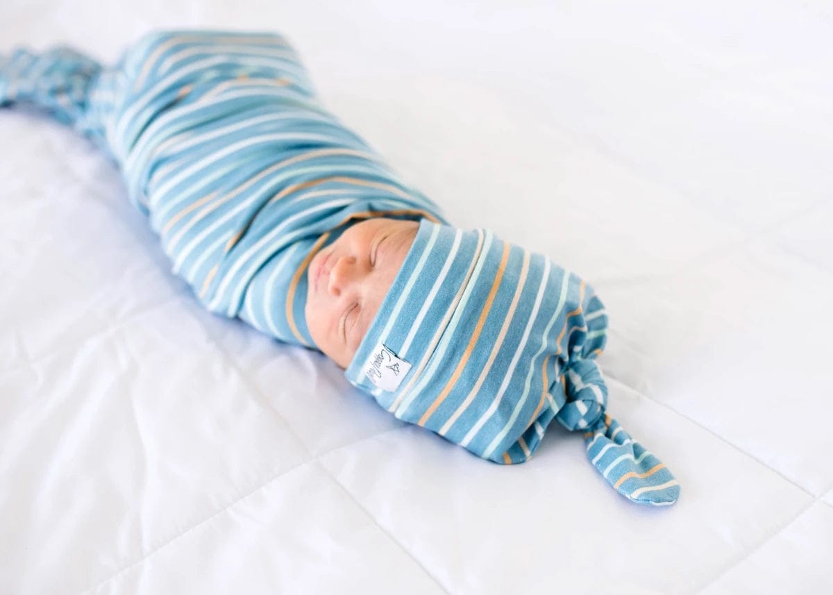 Copper Pearl Knit Swaddle Blanket - Milo - X002BFF3HX