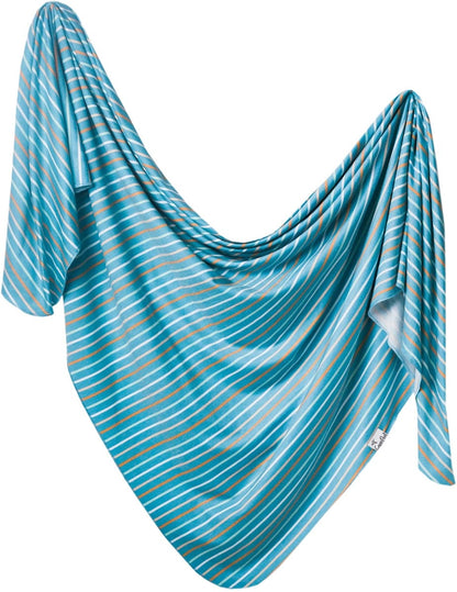 Copper Pearl Knit Swaddle Blanket - Milo - X002BFF3HX