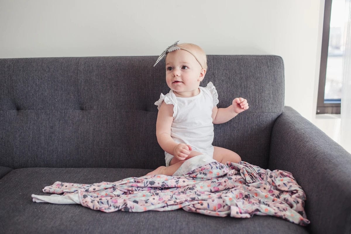 Copper Pearl Knit Swaddle Blanket - Morgan - X001O56RJT