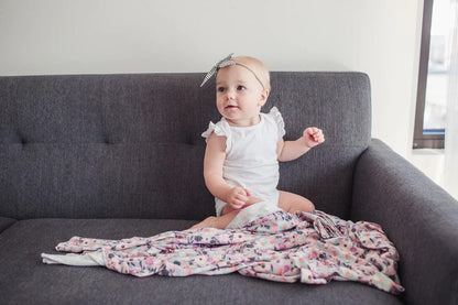 Copper Pearl Knit Swaddle Blanket - Morgan - X001O56RJT