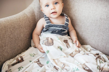 Copper Pearl Knit Swaddle Blanket - Noah - X001TDR13H